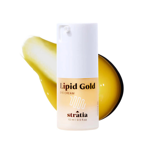 Stratia Lipid Gold Eye Cream – Anti-Aging & Brightening (0.5 oz)