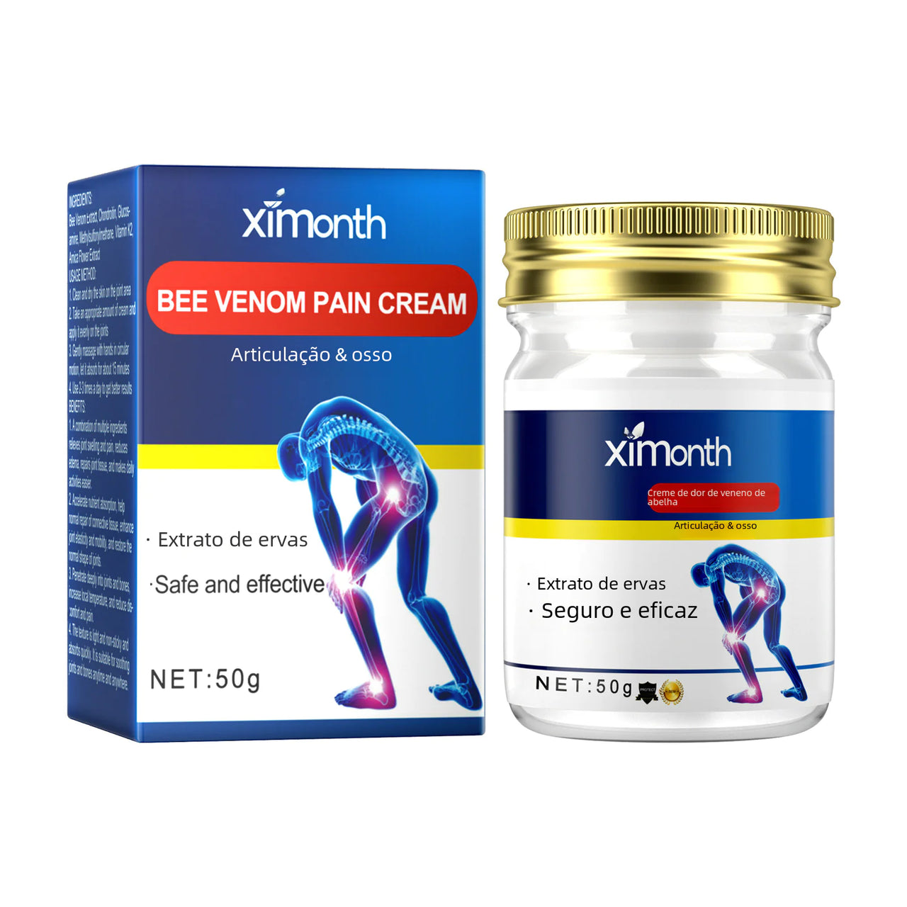 Ximonth Bee Venom Joint Care Cream for Pain Relief