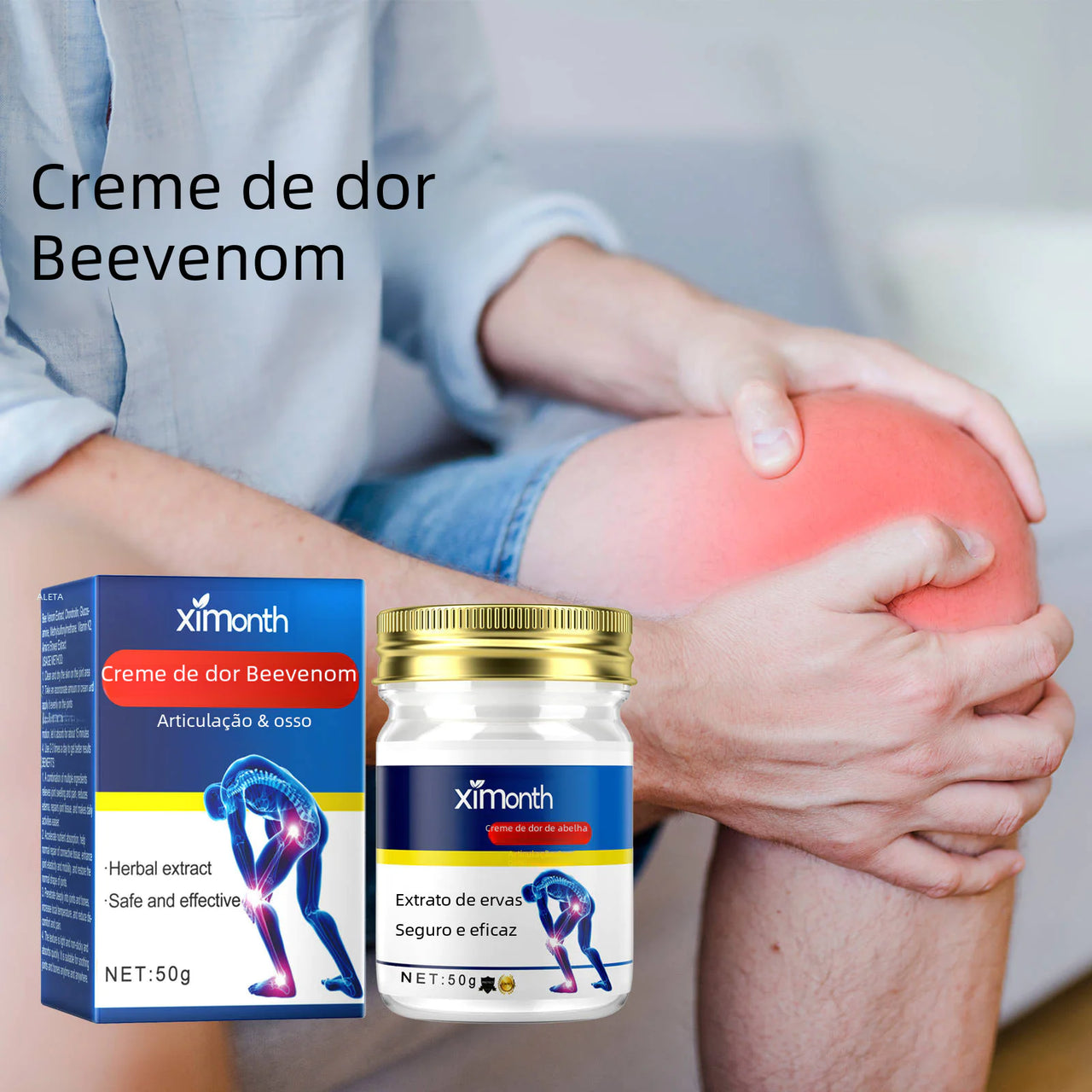Ximonth Bee Venom Joint Care Cream for Pain Relief